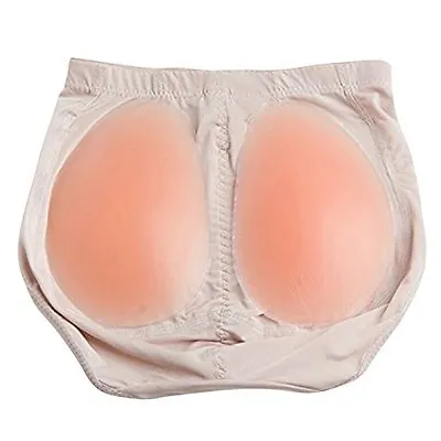 Silicone Buttocks Pads Padded Pants Bum Butt Hip Knickers Fake Size Enhancer  • £12.90