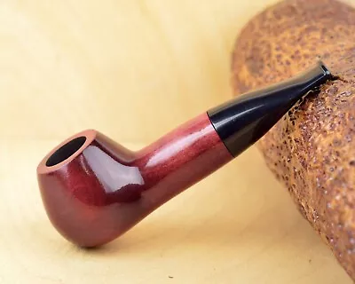 BULDOG (no. 34) Massive Straight Smooth Red Tobacco Smoking Pipe By Mr. Brog • $31.99