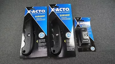 B24 Lot Of 2 Black X-Acto Utility Knives - In Original Packaging • $18.60