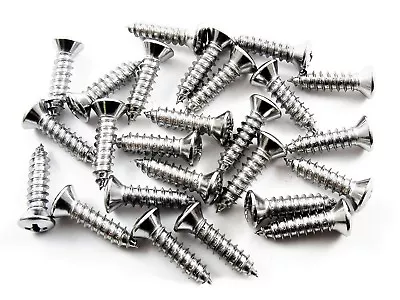 Mazda Chrome Interior Trim Screws- #10 X 3/4  Long- #8 Oval Head- 25pcs- #307 • $10.95