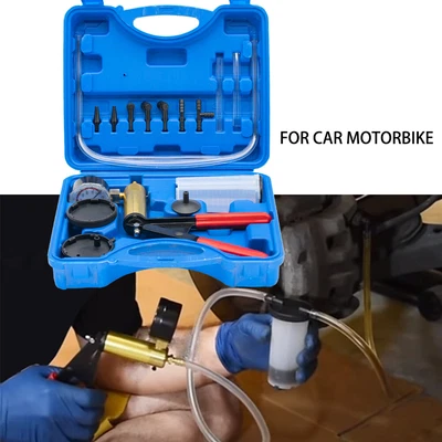 $31.99 • Buy Universal Hand Held Brake Bleeder Tester Vacuum Pump Tool Kits Car Motorcycle US