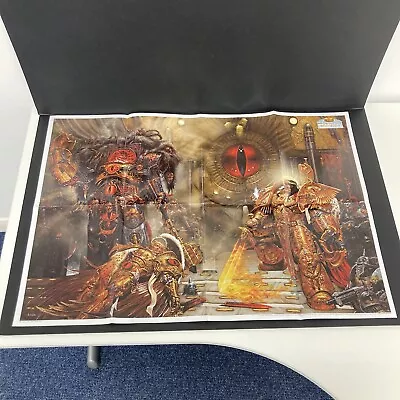 Warhammer Emperor Vs Horus Heresy Adrian Smith Poster Games Workshop 2004 • £43.55