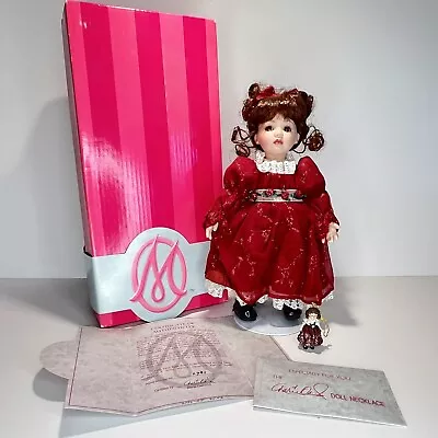 Marie Osmond Young Love Rose Bud Porcelain  Doll 8.5“ With COA & Original Box • $19.99