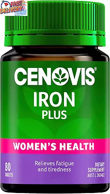 Iron Plus Tablets Assists Absorption Supports Energy Levels Relieves Fatigue • $10.80