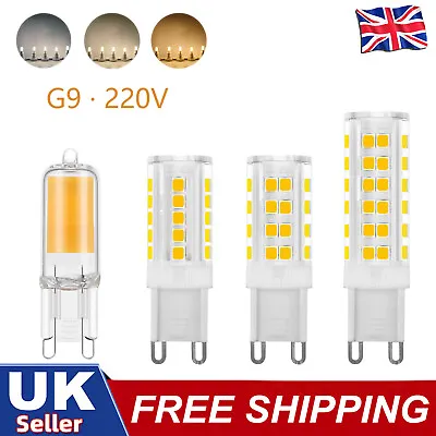 G9 LED Light Bulbs Warm/Cool White 3W 5W 7W =60W Halogen Lamps Capsule COB UK • £1.95