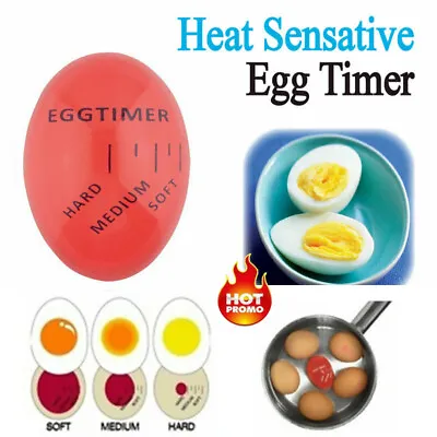 Egg Perfect Color Changing Timer Yummy Soft Hard Boiled Eggs Cooking Kitchen • $7.08