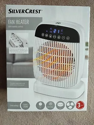 SILVERCREST Fan Heater With Remote Control 2000w • £26.99