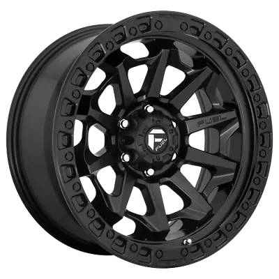 15  Black Wheels Rims Jeep Wrangler Cherokee Ford Ranger Fuel Covert 15x8  5 Lug • $956