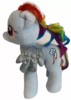 My Little Pony 2013 16  Silver Wings Plush By Build A Bear Rainbow Dash • $9.97