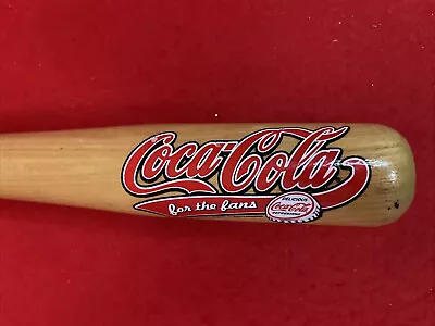 1998 For The Fans Coca Cola Miniature Wooden Baseball Bat • $24.99