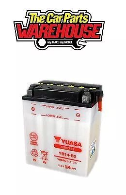 YB14-B2 Genuine Yuasa Motorcycle ATV Quad Buggy Battery XX With Acid  Xx • £59.95