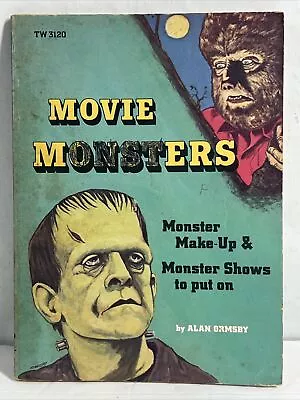 1975 Vintage Paperback Book Movie Monsters Dracula Mummy Alan Ormsby 1st / 5th • $18.75