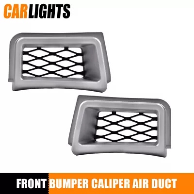 $28.60 • Buy 2X Front Bumper Caliper Air Duct Gray Fit For 03-07 Chevy Silverado 1500 Pickup
