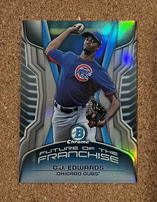 2014 C. J. Edwards Mini Bowman Chrome Refractor Future Of The Franchise Insert • $1.49