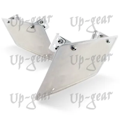 Universal Adjustable Bumper License Plate Frame Mounting Relocation Bracket Kit • $9.50