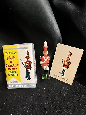 Marx 1961 Disneykin Babes In Toyland Private Archibald Soldier With Box • $22.95