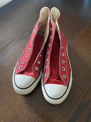 £12 • Buy Red Size 4 Converse No Laces