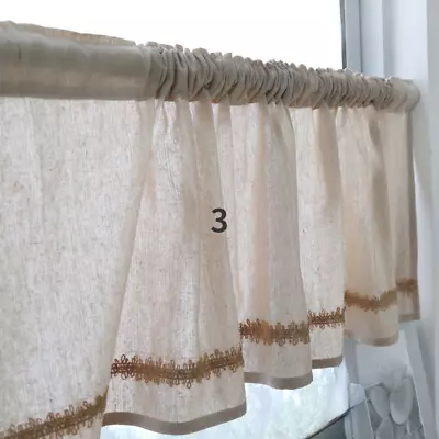 150x40cm Retro Japanese Half Curtain Short Kitchen Room Divider Ethnic Decor • $23.64