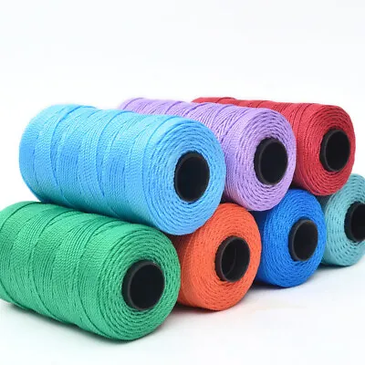 $12.02 • Buy Durable Smooth Cotton Blend Knitting Wool Silk Line Crafts Handbag Crochet Yarn