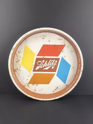 Vintage Metal Beer Serving Tray Schlitz • $9.99