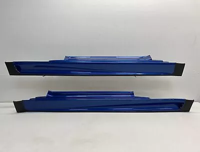 Mini Cooper S JCW Aero Side Skirt Pair Hyper Blue Metallic 02-08 R50 R52 R53 425 • $749.89