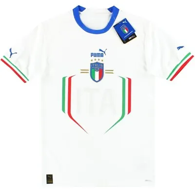 Puma Italy 2022/23 Away International Football Shirt BNWT Size Small • £21.99