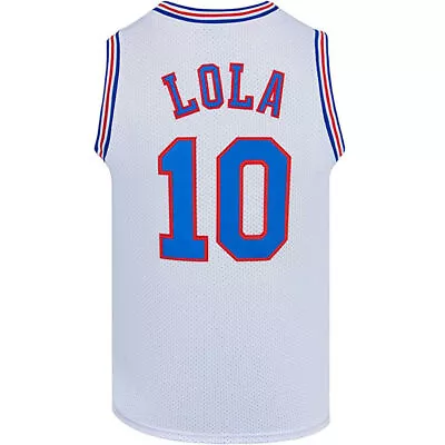 Men Vintage Vest Hip-Hop LOLA Basketball Jerseys Space Movie Jerseys Shirt Top` • $23.79