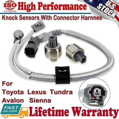 2PCS Knock Sensor Harness Kit For Toyota Camry Lexus Tacoma ES300 RX300 3.4L V6 • $27.59