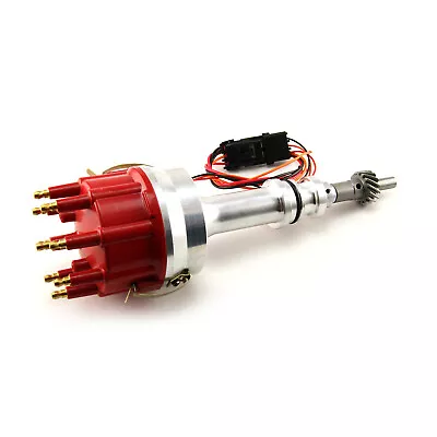 Ford 289 302 Windsor Billet All-Electronic Advance Distributor [Red] • $250