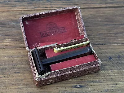 Vintage 1940's WW2-Era Bakelite Double Edge Safety Razor In Kabrand France Box • $65