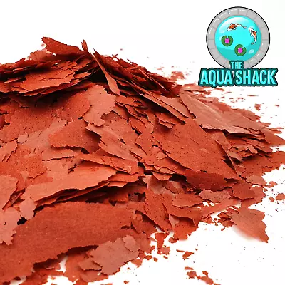 The Aqua Shack Krill Flakes - Premium Marine Fish Food Supplement High Protein • £6.49