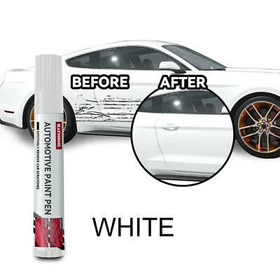 $3.30 • Buy White Car Scratch Repair Paint Pen Auto Touch Up Pen Clear Remover Accessories
