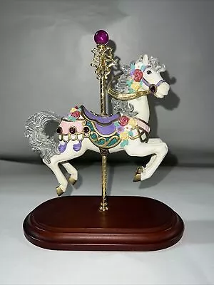 £48.35 • Buy Hamilton Collection Amethyst Jumper Jeweled Carousel Collection Griffin 1995 LNC