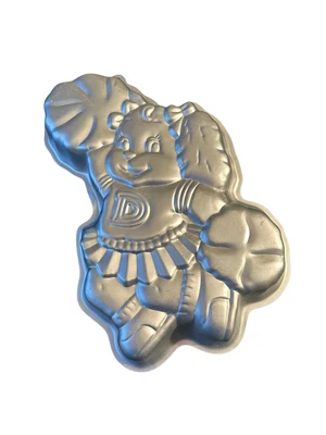 $25 • Buy Wilton Cake Pan Dotty Dog Cheerleader Metal Shape 1985 Vintage Baking Collect