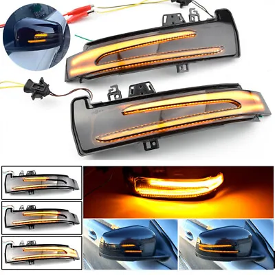 Sequential LED Side Mirror Turn Signal Light For Mercedes Benz C E S CLA W204 • $19.99