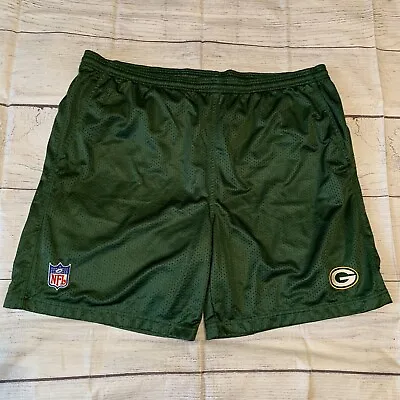 Reebok NFL Green Bay Packers Mens Size XL Mesh Gym Shorts Active Green  • $19.99