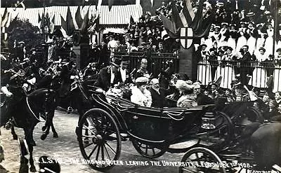 £16.50 • Buy Royal Visit Royalty Leeds University 1908 Unused RP Old Postcard ELS 101