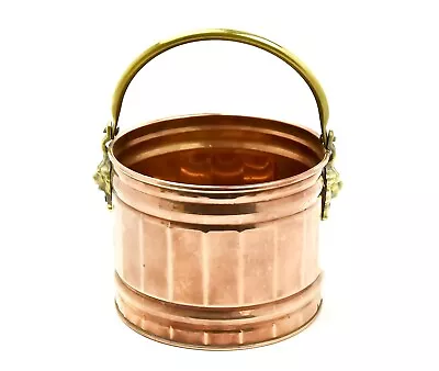 Copper Bucket With Brass Swing Handle - CP32 • $19.95