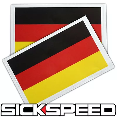 2pc Stickerbomb Bomb Set German Germany Bmw Vw Benz Flag Sticker Vinyl Decal E • $8.88