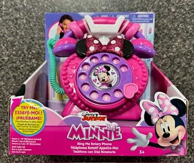 Disney Junior ** Minnie Mouse- Ring Me Rotary Phone ** ' Lights And Sounds ' • $14.99
