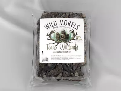 SALE PRICE ! ONE FULL POUND WILD Morel Mushrooms Whole (Dried)  Stemless • $149