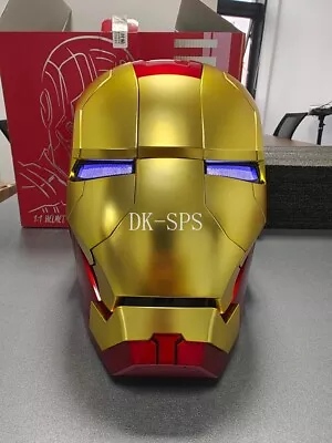 Matte Gold AUTOKING Iron Man MK5 MK7 1:1 Helmet Wearable Voice-control Cos Gift • $179