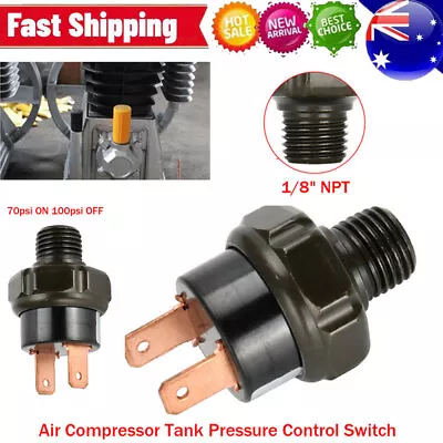 1/8  NPT 12V Air Compressor Tank Pressure Control Switch 70psi ON 100psi OFF • $16.68