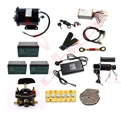 800W 36V Brush Electric Motor Controller Battery Kit 36 Volt 800 Watt E Bike ATV • £142.57