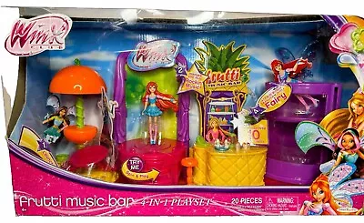 Winx Club Frutti Music Bar 4-in-1 Playset 20 Pieces 2012 New In Box • $25.97