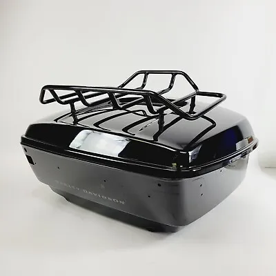 Genuine Harley Davidson 14-23 Touring Tour Pack Top And Bottom Trunk Vivid Black • $639.96