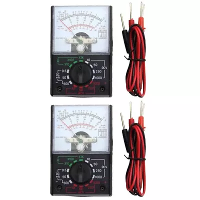  2 Pc Multi Tester Digital Voltage Testers Electrical Meter Multifunction • £14.38