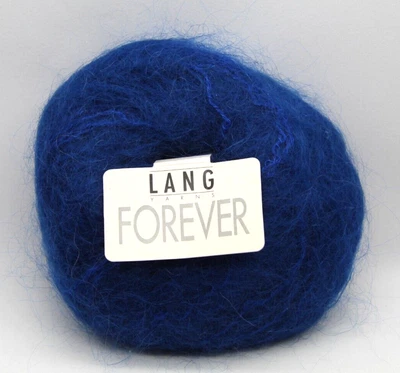 $5.95 • Buy Vintage Lang Forever Mohair Bulky Yarn ~ Blue (Cobalt?) ~ 50g/79 Yds Switzerland