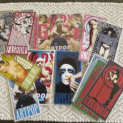 Lady Gaga ArtPop Tour Merch: Cd +13 Assorted Lam  Bookmarks + VIP Access 2017 • £141.54