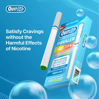 Quit Smoking Quit Vaping Aid Nicotine Free Inhaler Pen - Unscented • $16.10